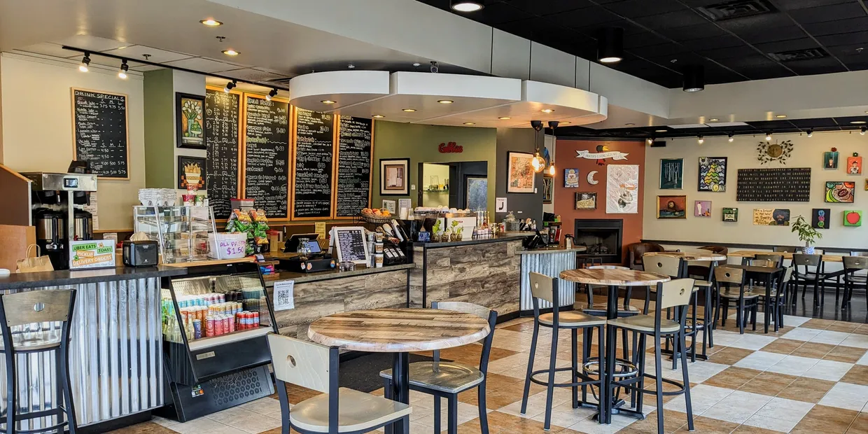 Interior of Borjo Coffeehouse
