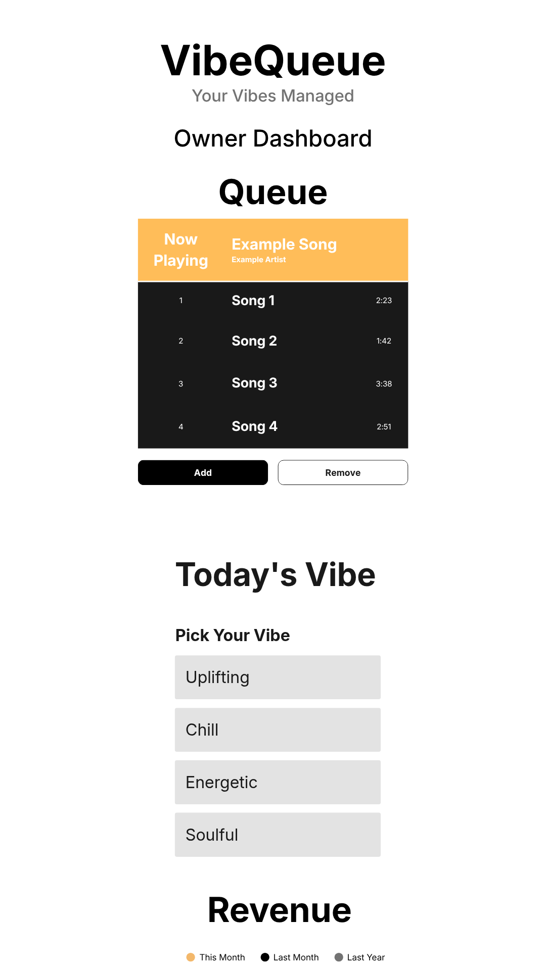 Business Control Center Mobile Mockup
